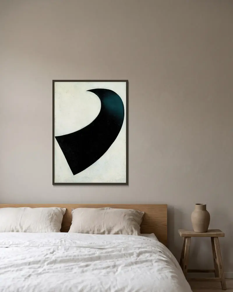 Suprematism von Kazimir Malevich gerahmt an einer Wand