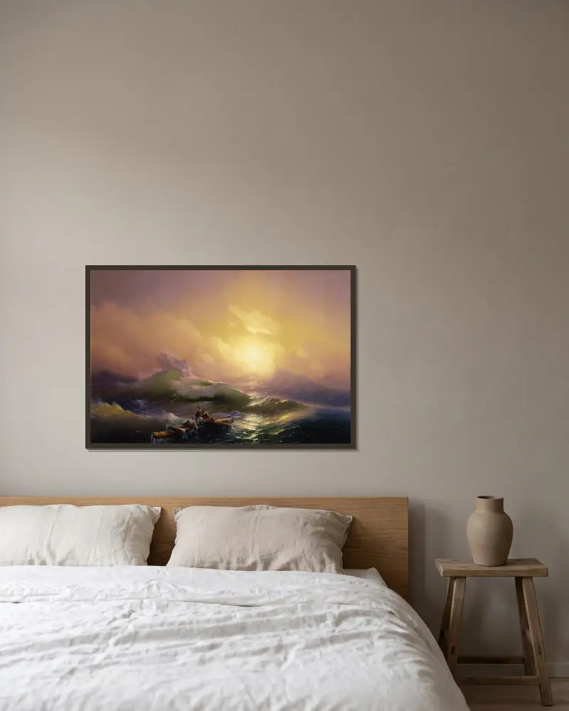 Devátá vlna, Ivan Konstantinovich Aivazovsky v rámu na stěně
