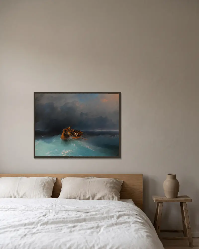 Ti, kdo přežili, Ivan Konstantinovich Aivazovsky v rámu na stěně