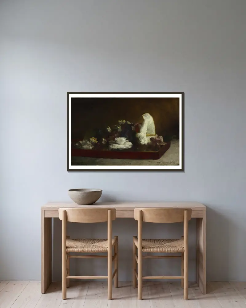 Kala, John La Farge v rámu na stěně