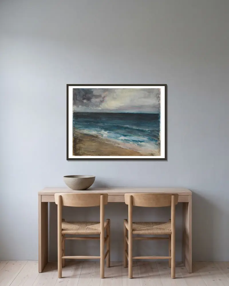 Marine von John La Farge gerahmt an einer Wand