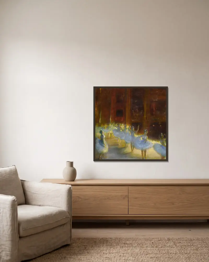 Das Ballett von Gaston La Touche gerahmt an einer Wand
