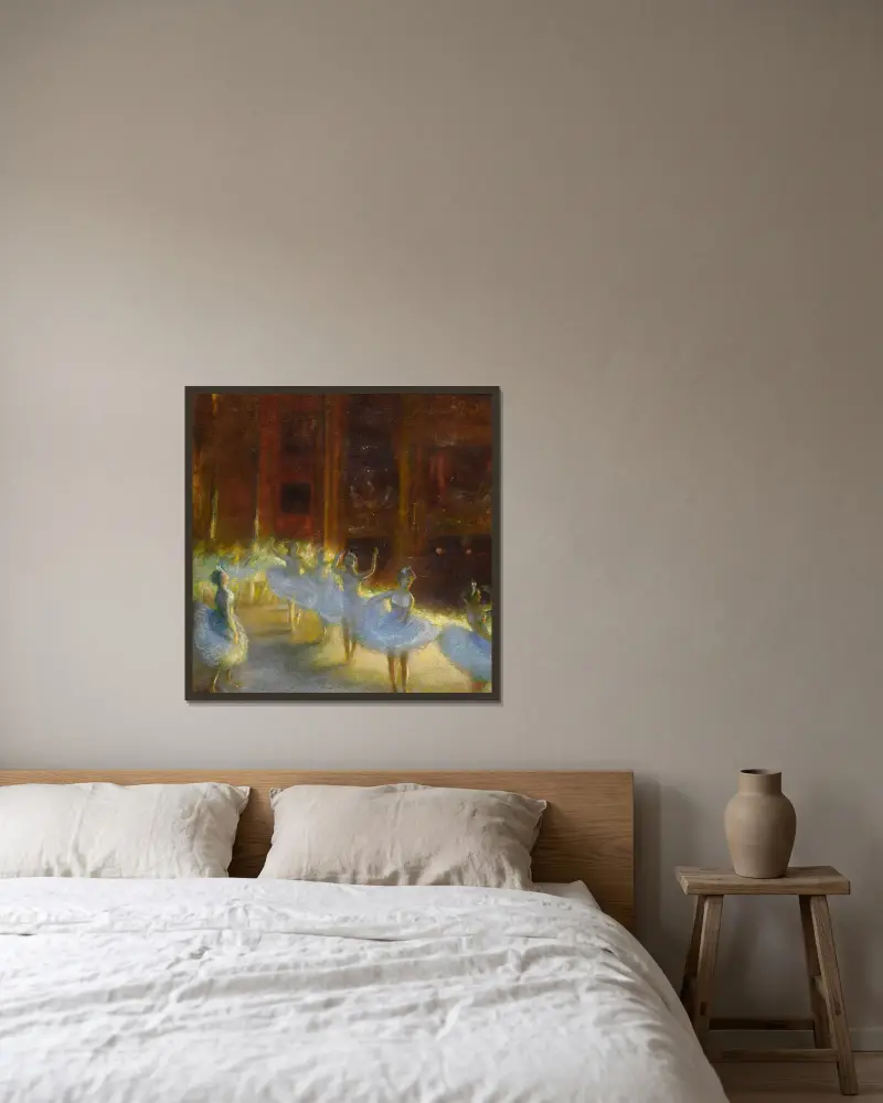Das Ballett von Gaston La Touche gerahmt an einer Wand