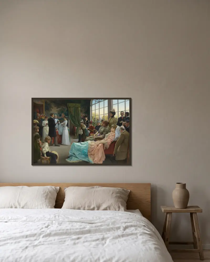 Chrzest, Julius Leblanc Stewart w ramie na ścianie