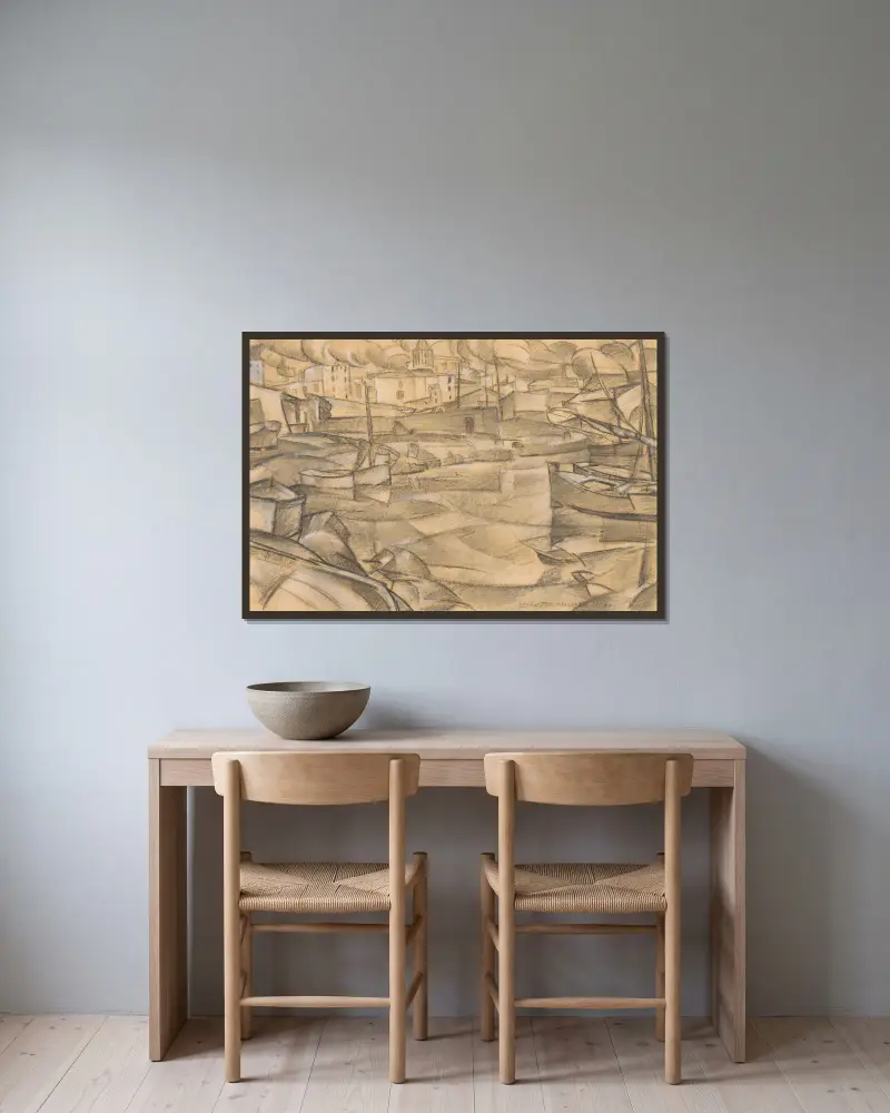 Mallorská přístavy, Leo Gestel v rámu na stěně