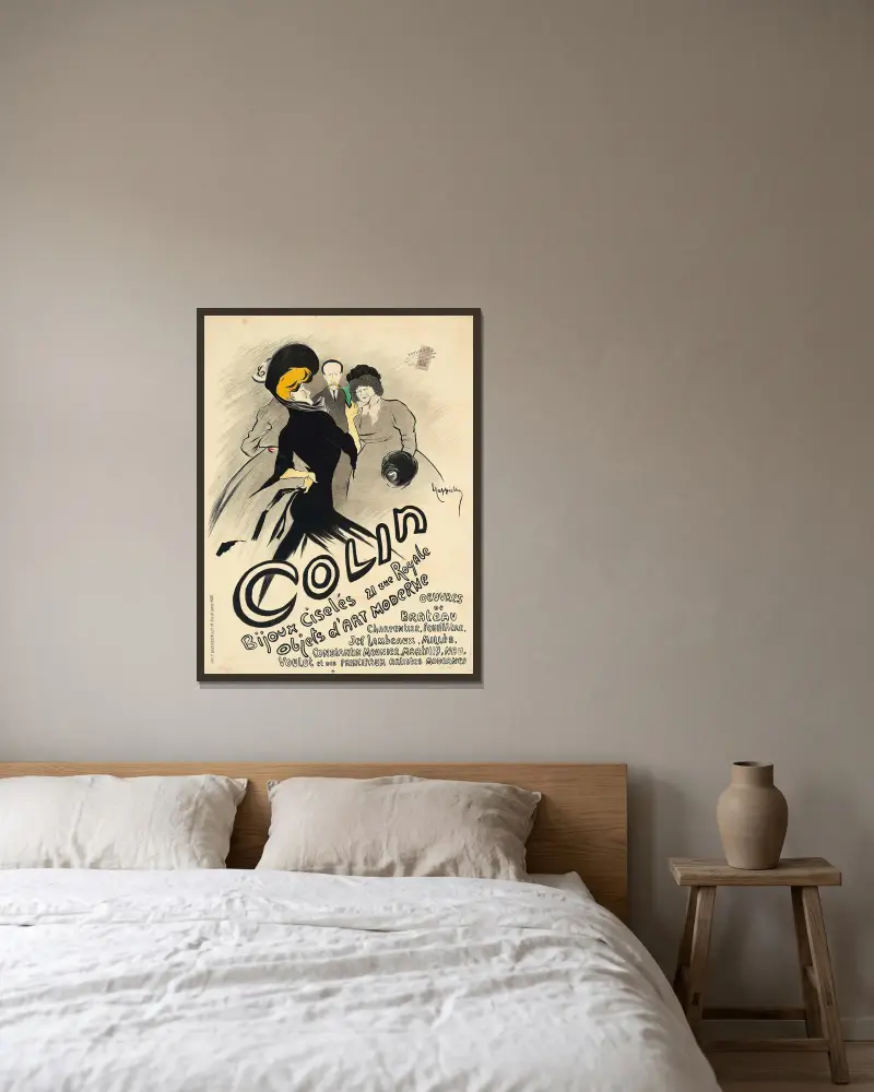 Colin von Leonetto Cappiello gerahmt an einer Wand