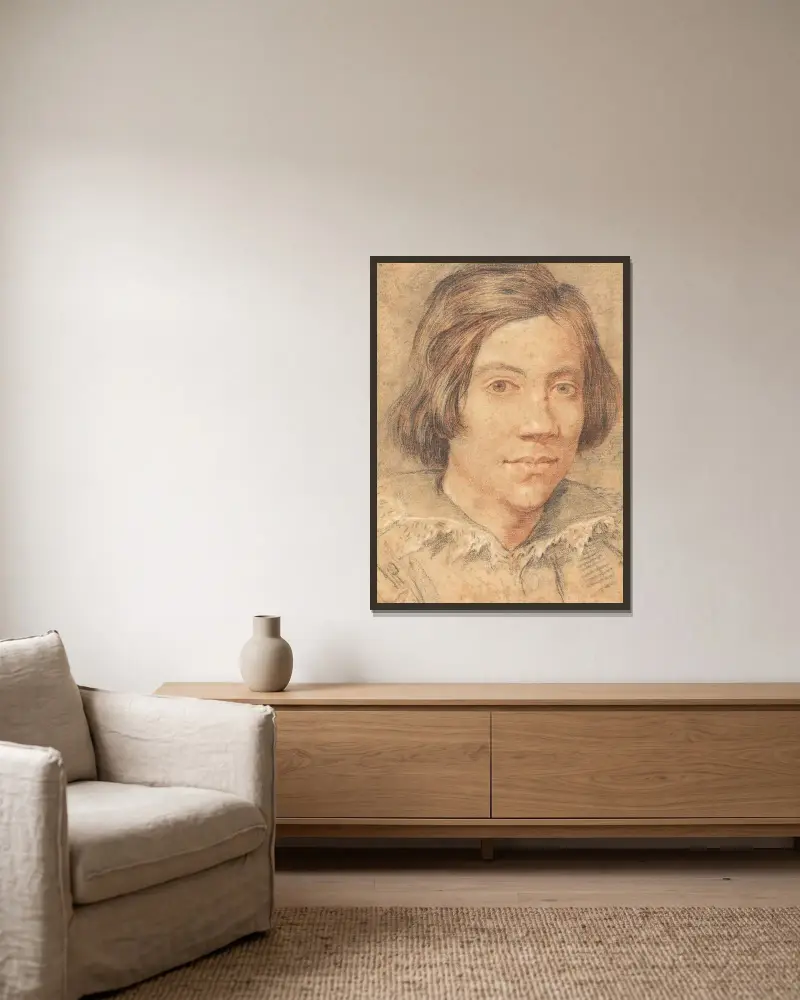 Portrait of a Young Man, Gian Lorenzo Bernini w ramie na ścianie