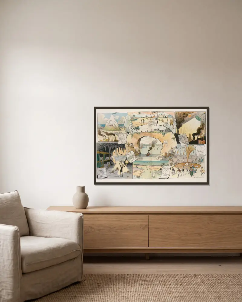 Philanthropist Andy’s latest av Louis Glackens inramad på en vägg