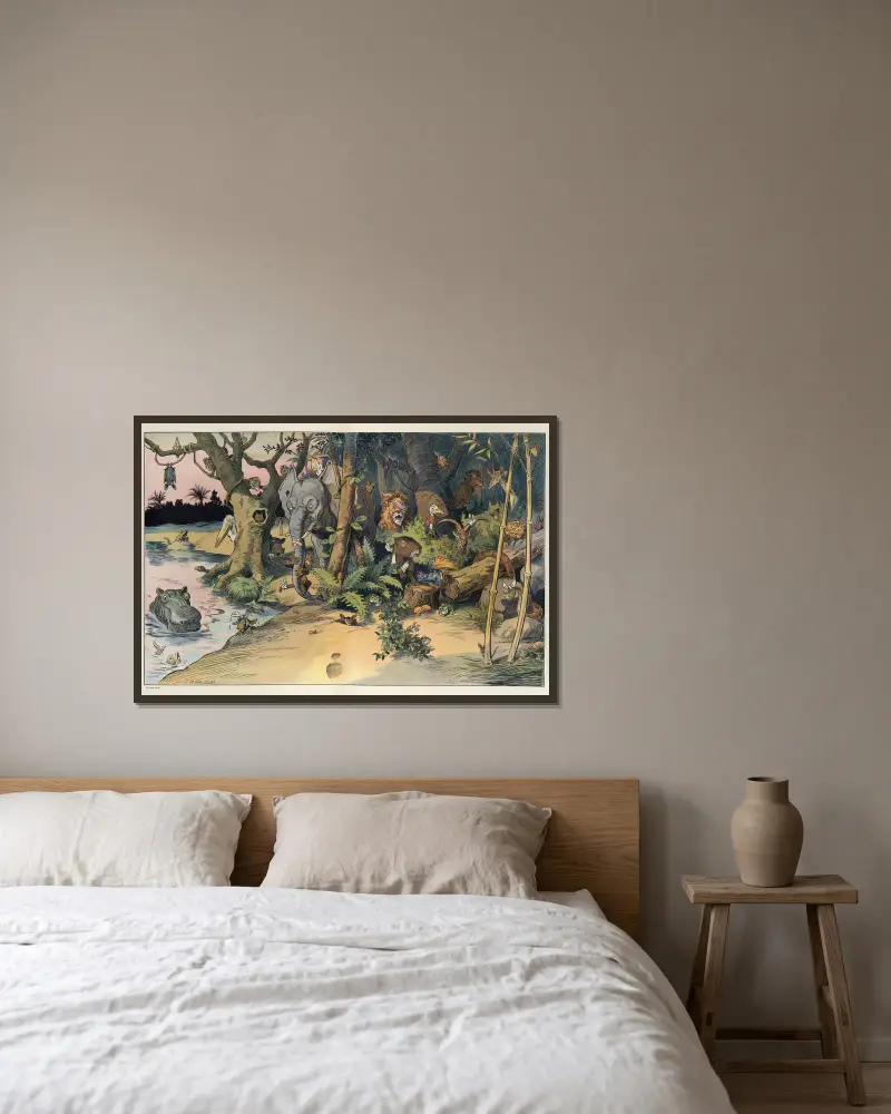 Säg, ärligt, är han verkligen borta av Louis Glackens inramad på en vägg