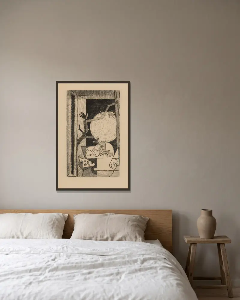 Signe, Louis Marcoussis v rámu na stěně