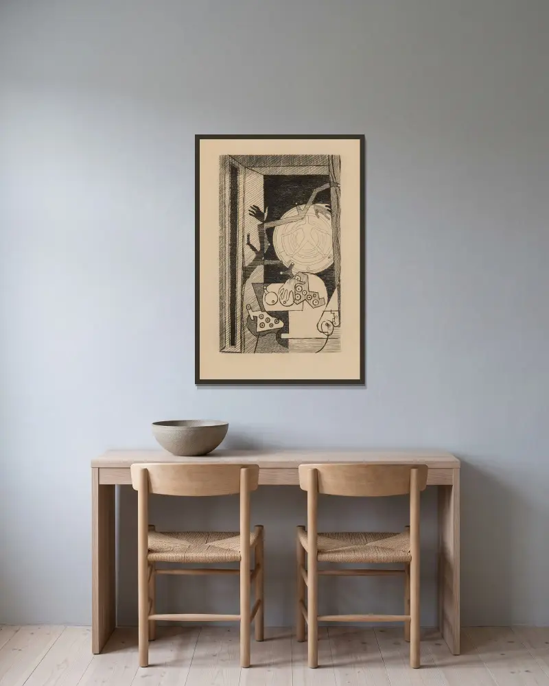 Signe, Louis Marcoussis v rámu na stěně