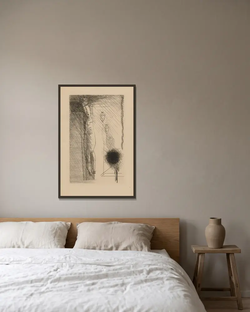 Zone, 1934 – Nr. 2 von Louis Marcoussis gerahmt an einer Wand