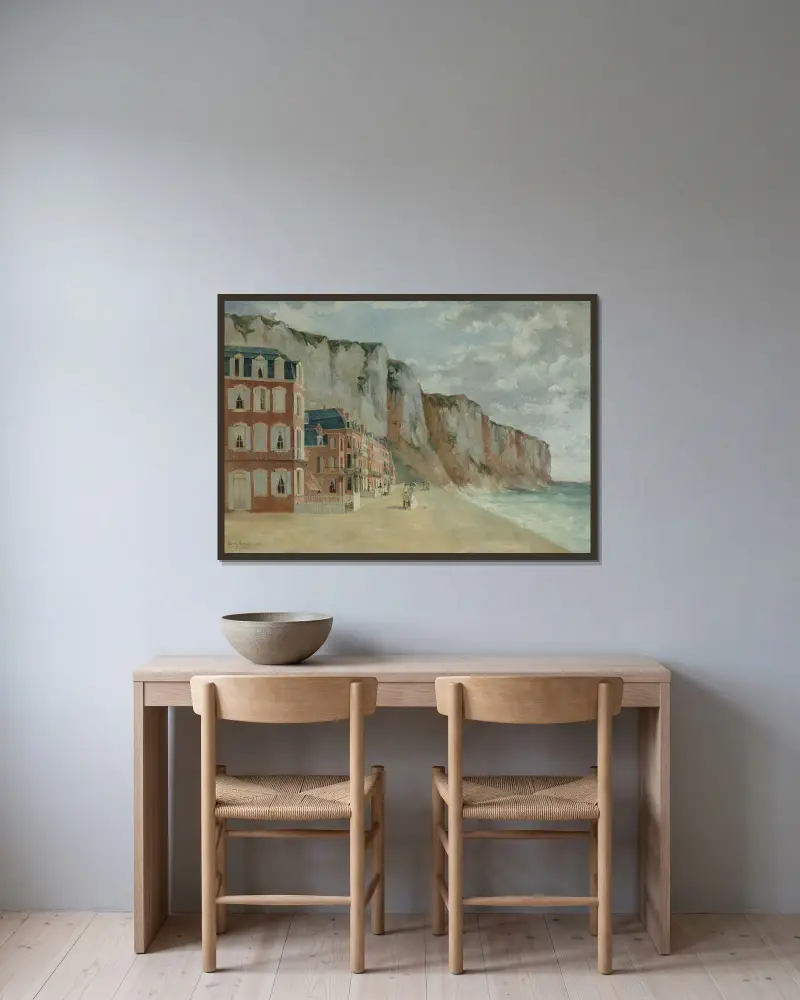 Le Tréport, Louise Abbéma v rámu na stěně