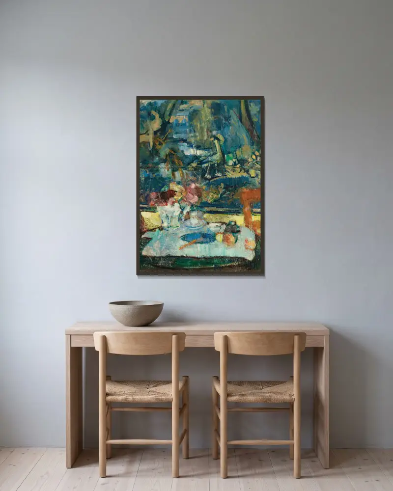 Gobelin, Ludvig Karsten w ramie na ścianie