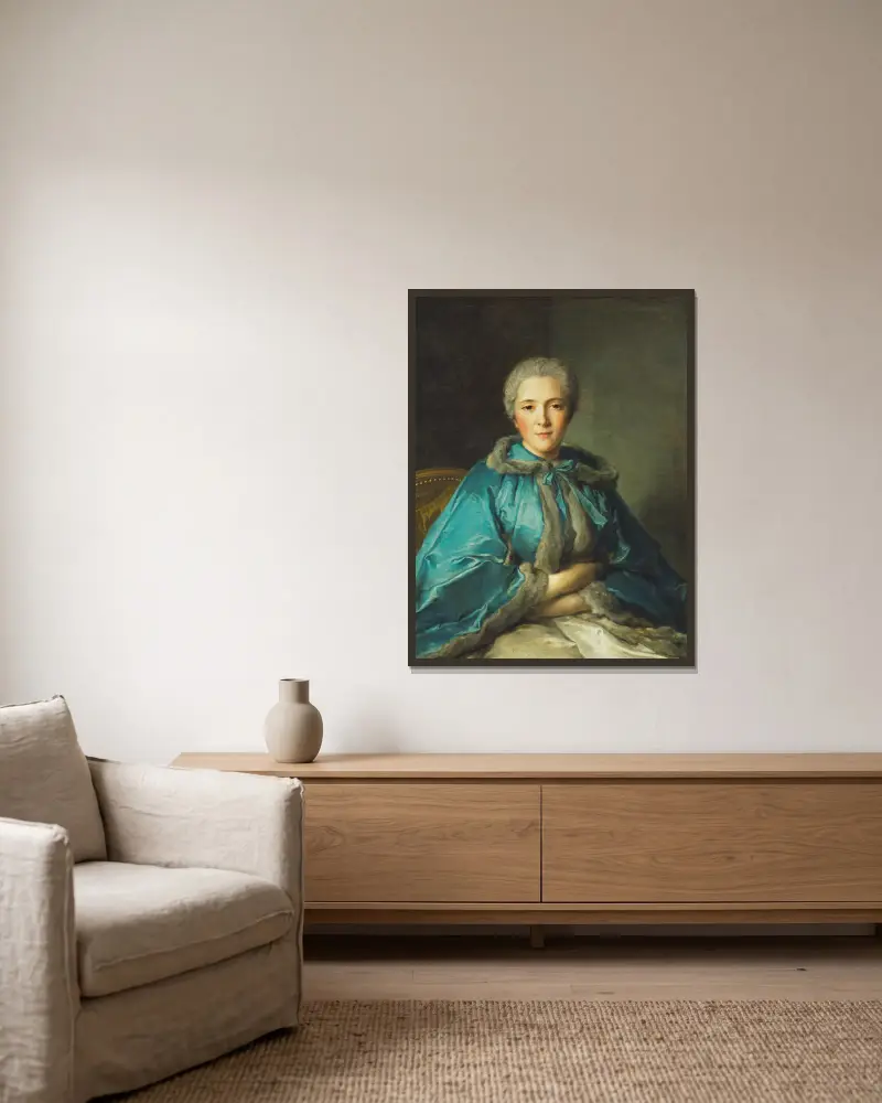 Hraběnka de Tillières, Jean-Marc Nattier v rámu na stěně