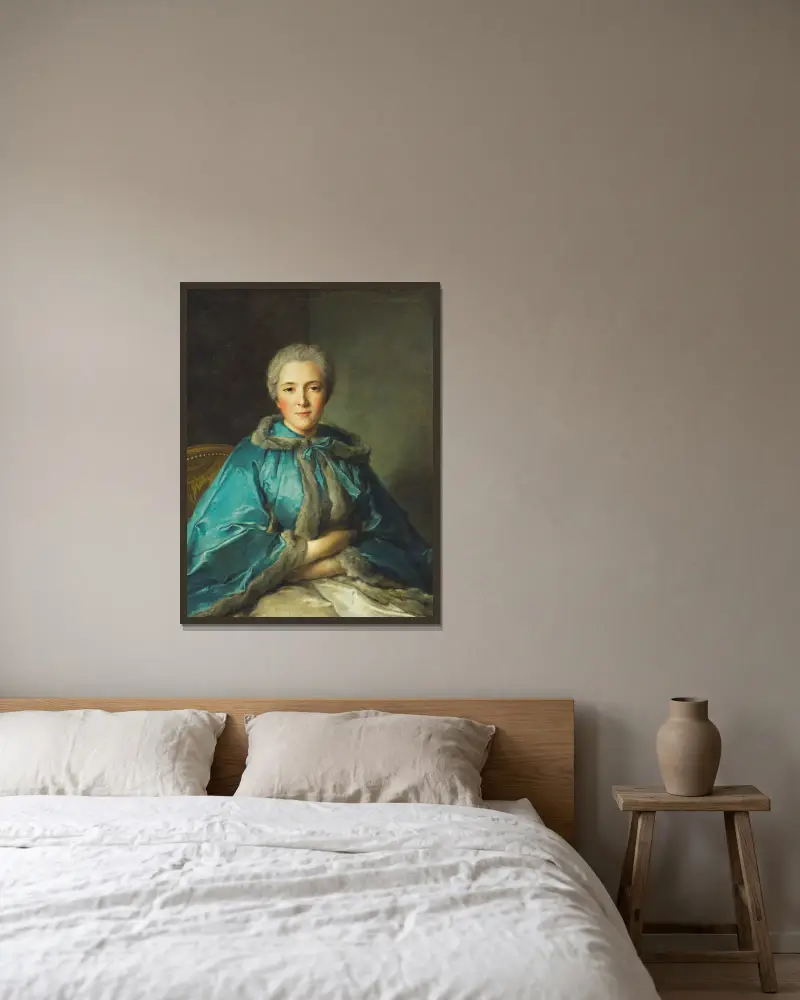 Hraběnka de Tillières, Jean-Marc Nattier v rámu na stěně