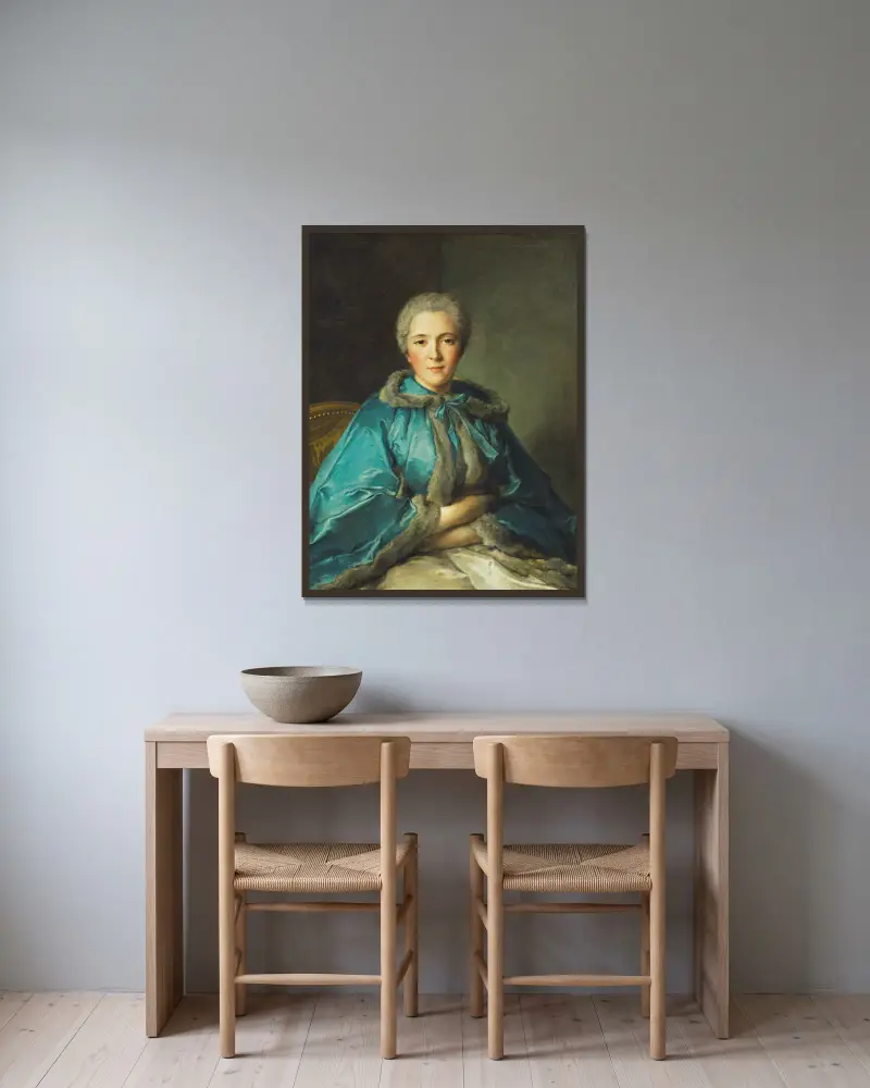 Hraběnka de Tillières, Jean-Marc Nattier v rámu na stěně