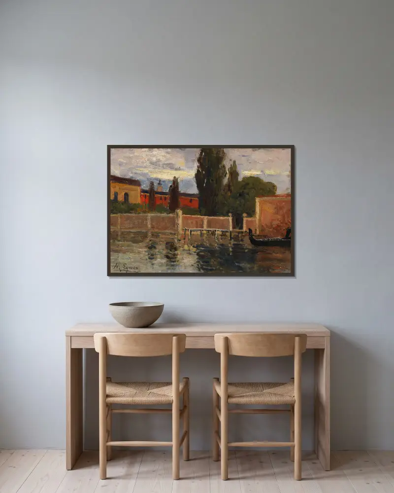 San Lazzaro pod Wenecją, Marie Egner w ramie na ścianie