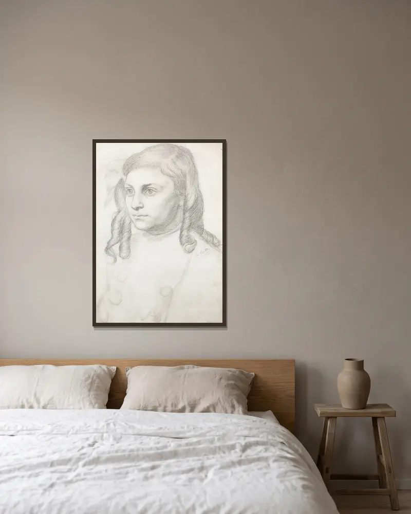 Studie May Berlinsky, Mark Gertler v rámu na stěně