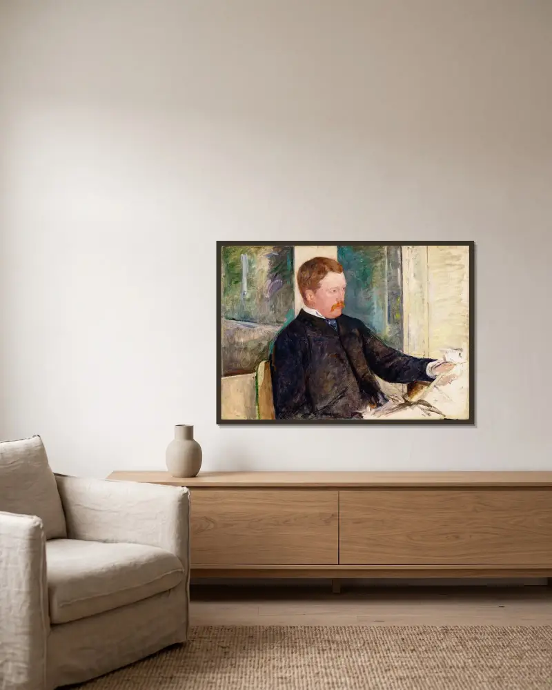 Alexander J. Cassatt, Mary Cassatt v rámu na stěně