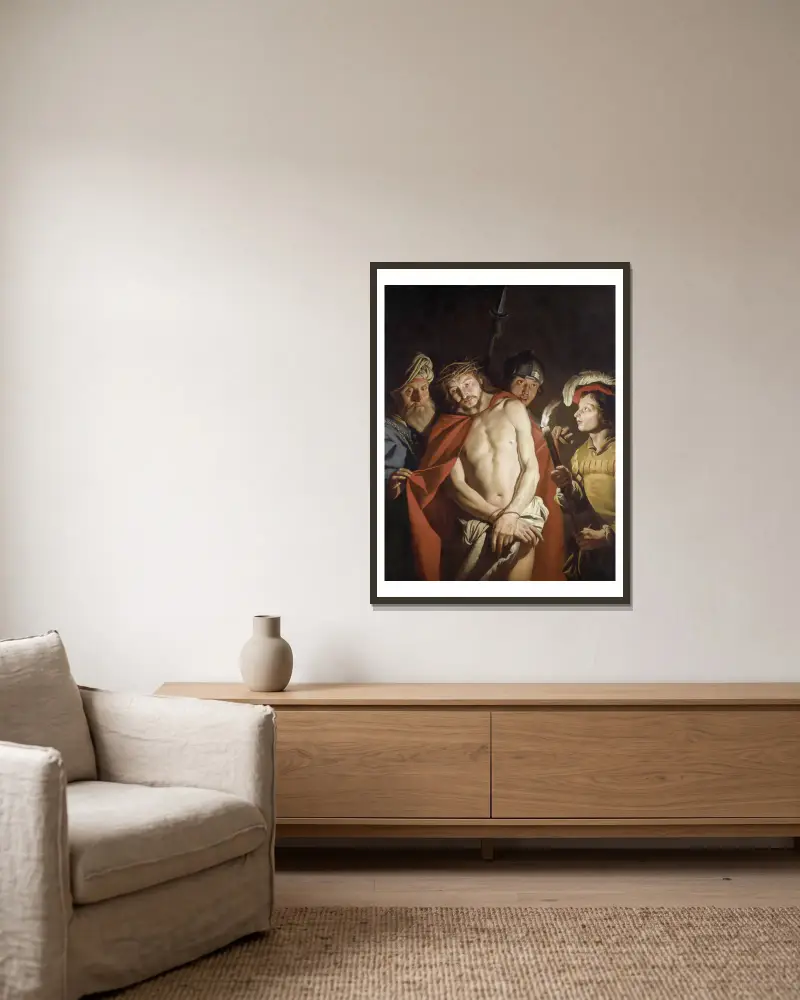 Ecce Homo, Matthias Stom w ramie na ścianie