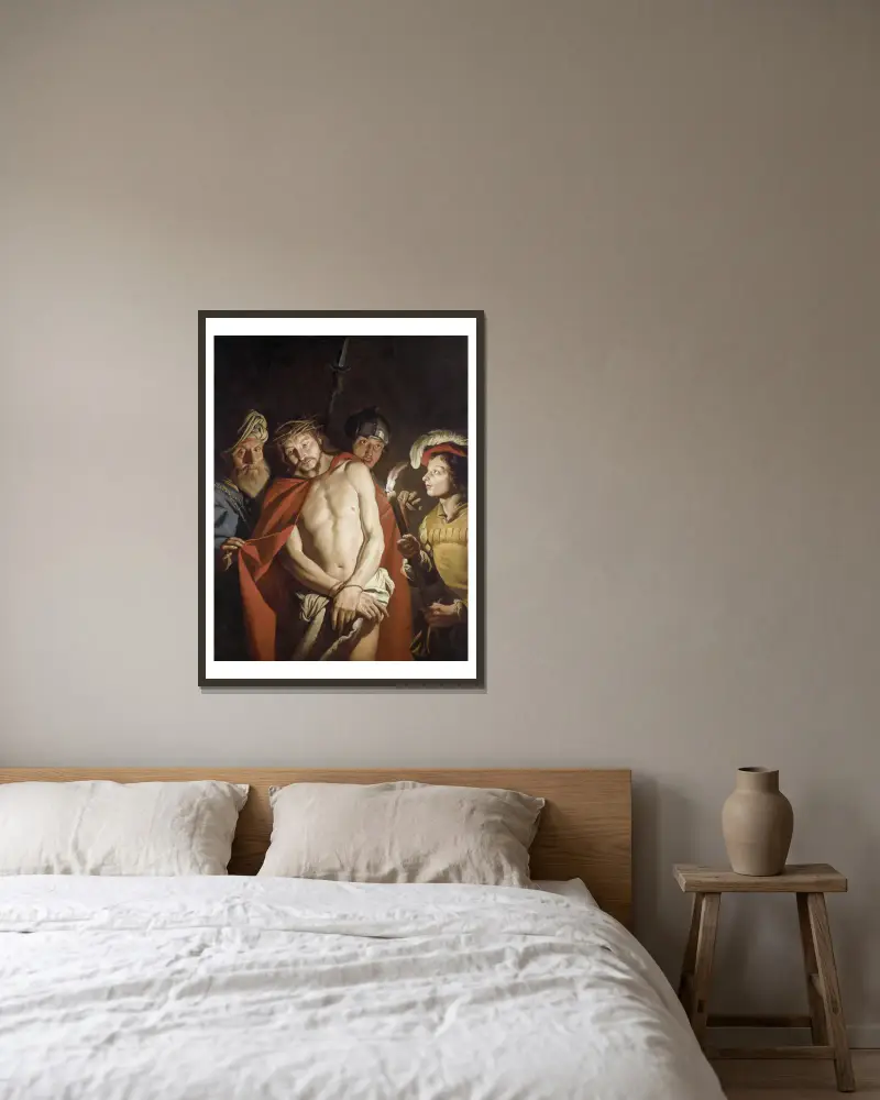 Ecce Homo, Matthias Stom w ramie na ścianie