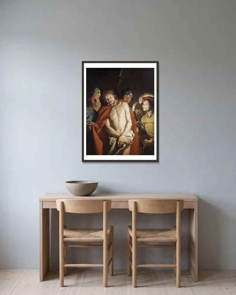 Ecce Homo, Matthias Stom w ramie na ścianie