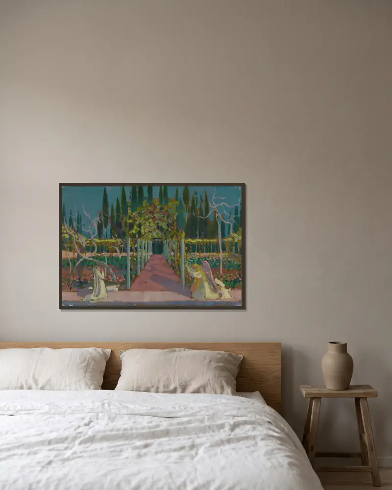 Verkündigung von Maurice Denis gerahmt an einer Wand