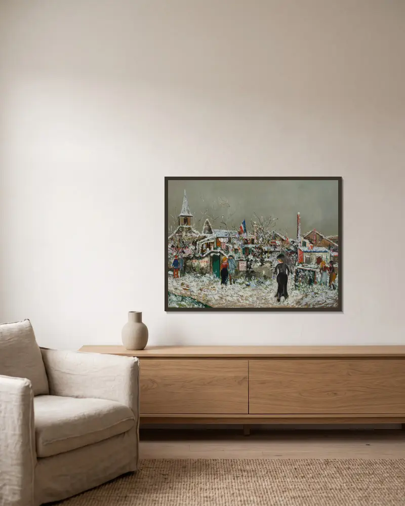 Gmina Maixe (Meurthe-et-Moselle), Maurice Utrillo w ramie na ścianie
