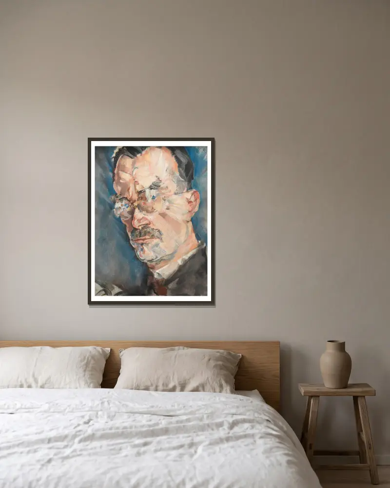 Thomas Mann, Max Oppenheimer v rámu na stěně