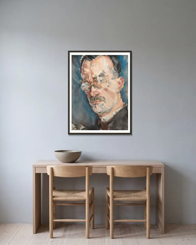 Thomas Mann, Max Oppenheimer v rámu na stěně
