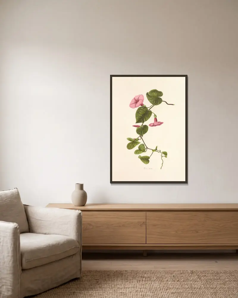Pilikai von Isabella McHutcheson Sinclair gerahmt an einer Wand