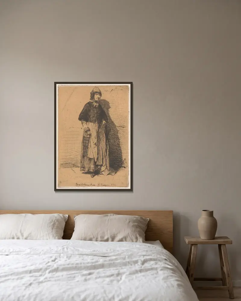 Matka Gerardová, James Abbott McNeill Whistler v rámu na stěně