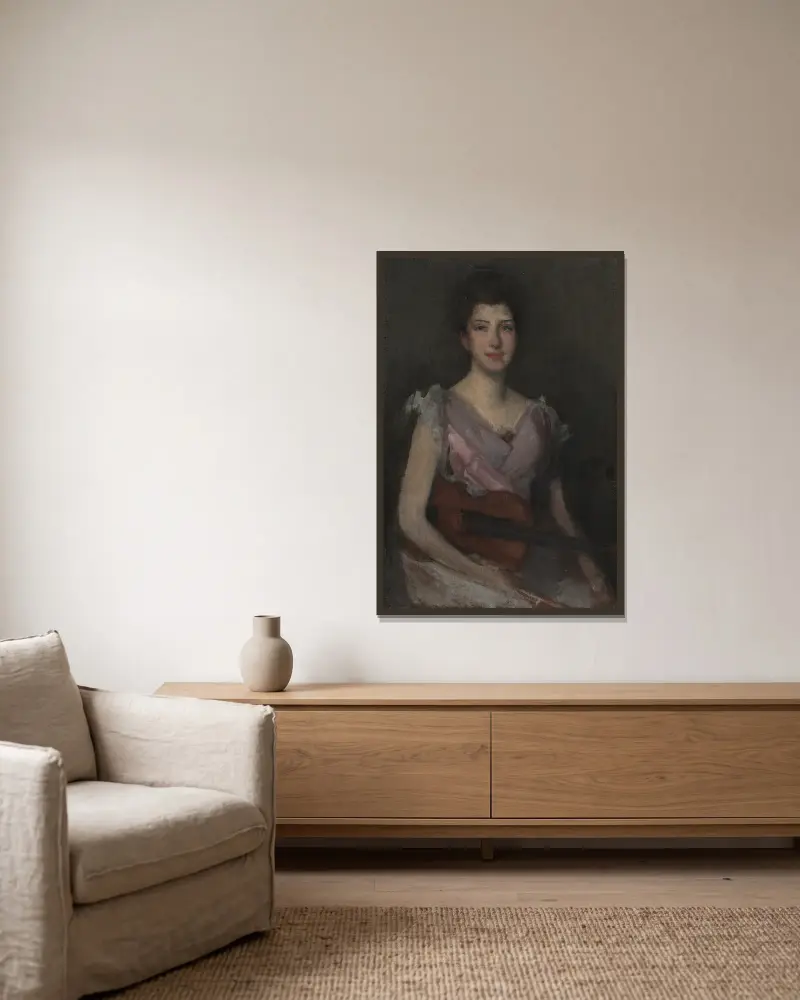 Houslista, James Abbott McNeill Whistler v rámu na stěně