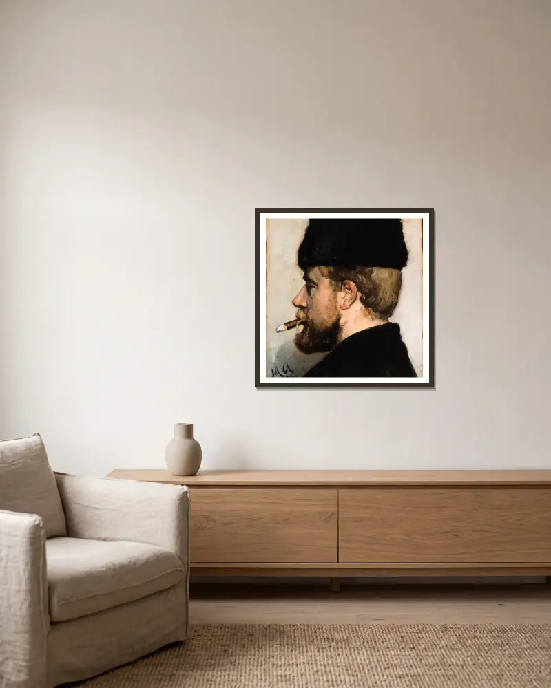 Jens Vige, Michael Ancher w ramie na ścianie