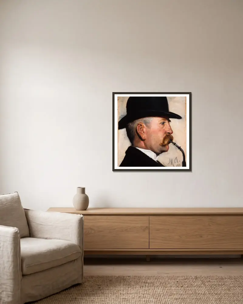 Michael Therkildsen, Michael Ancher w ramie na ścianie