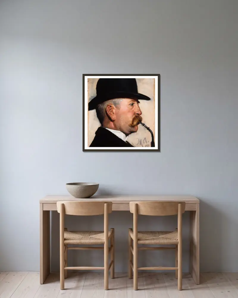 Michael Therkildsen, Michael Ancher w ramie na ścianie