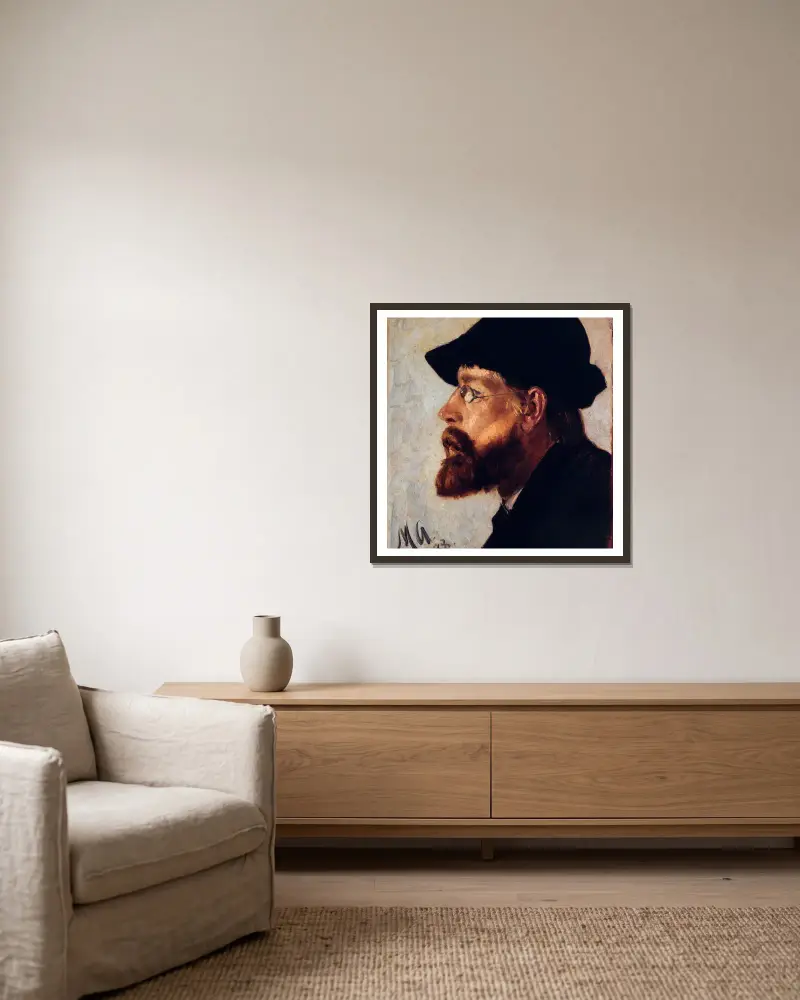 Nils Hansteen, Michael Ancher v rámu na stěně