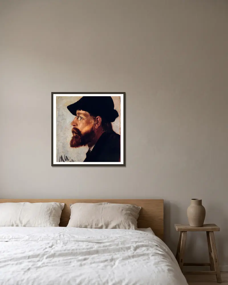 Nils Hansteen, Michael Ancher v rámu na stěně