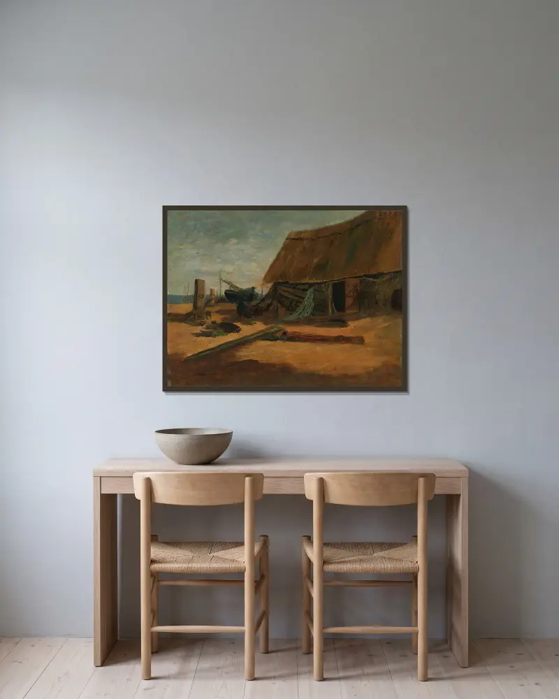 Rybářské boudy, Edward Mitchell Bannister v rámu na stěně