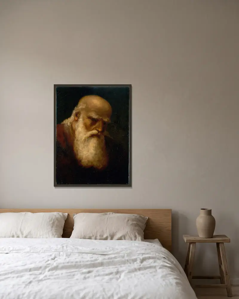 Święty Łukasz, Edward Mitchell Bannister w ramie na ścianie