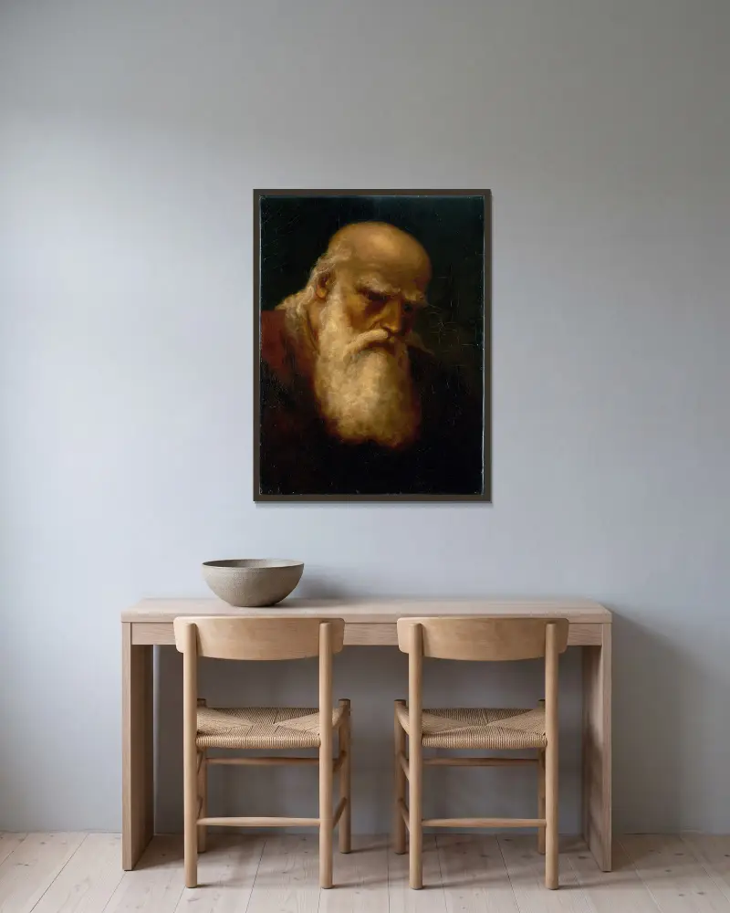 Święty Łukasz, Edward Mitchell Bannister w ramie na ścianie
