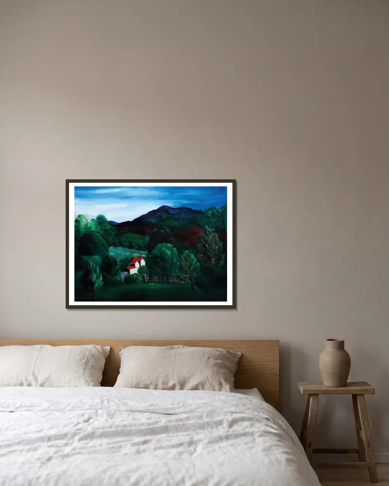 Provensálská krajina, Moïse Kisling v rámu na stěně