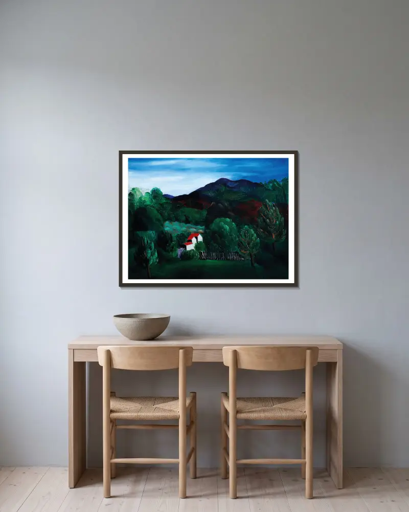 Provensálská krajina, Moïse Kisling v rámu na stěně