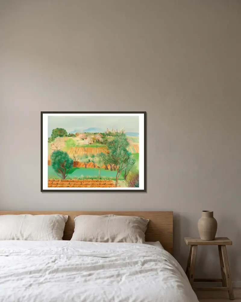 Sanary, Moïse Kisling v rámu na stěně