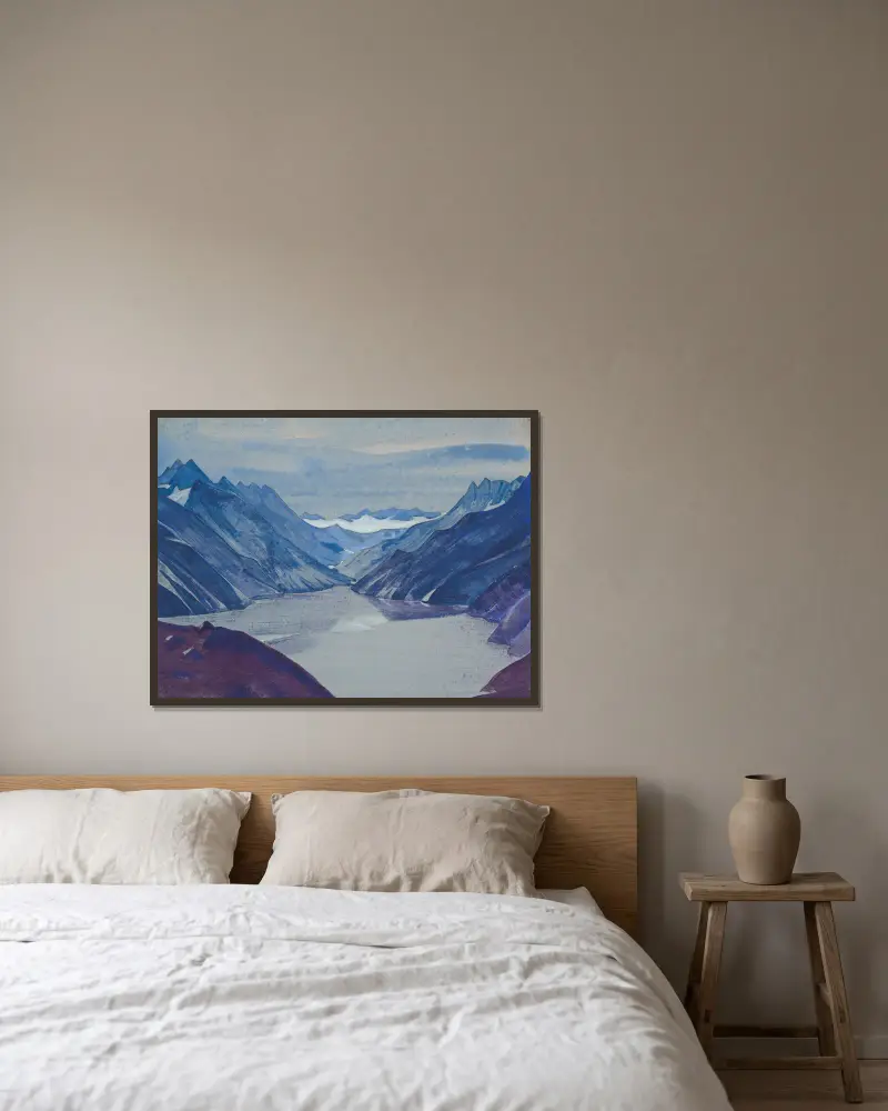 Jezioro Nag, Nicholas Roerich w ramie na ścianie