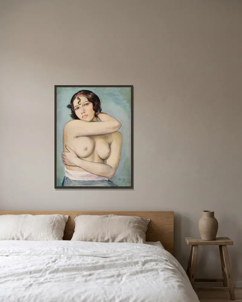 Marthe av Nils Dardel inramad på en vägg