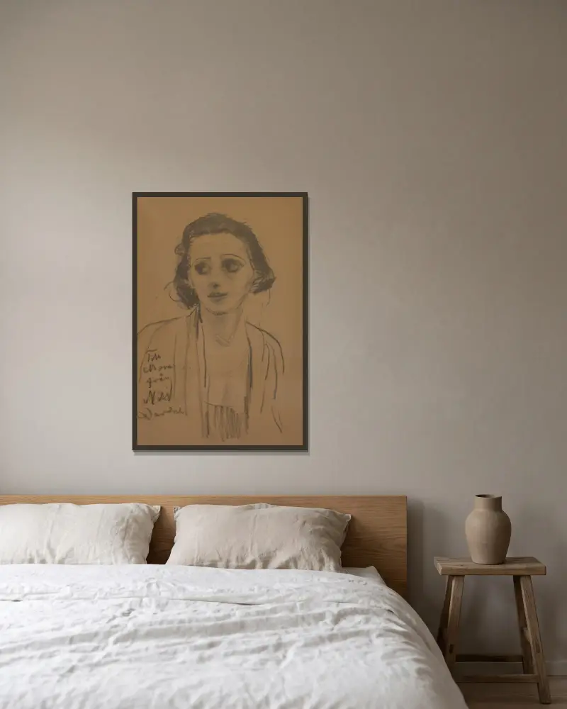 Mona Mårtensson, Nils Dardel w ramie na ścianie