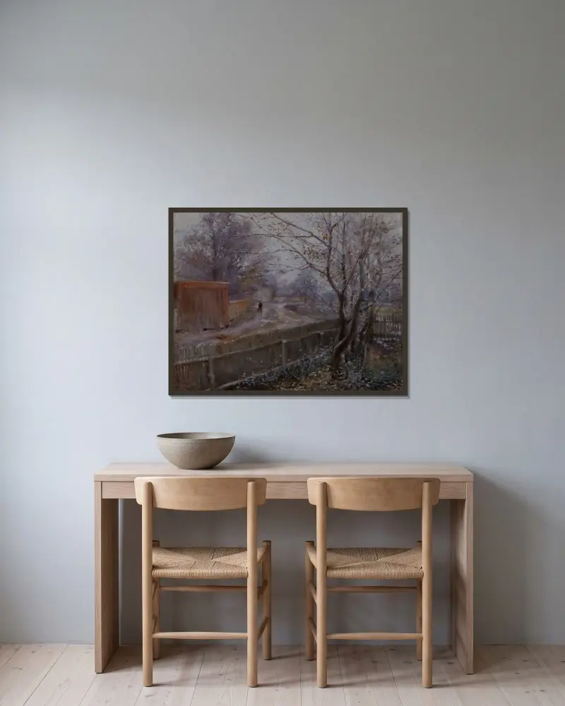 Autumn, Varberg, Nils Kreuger w ramie na ścianie