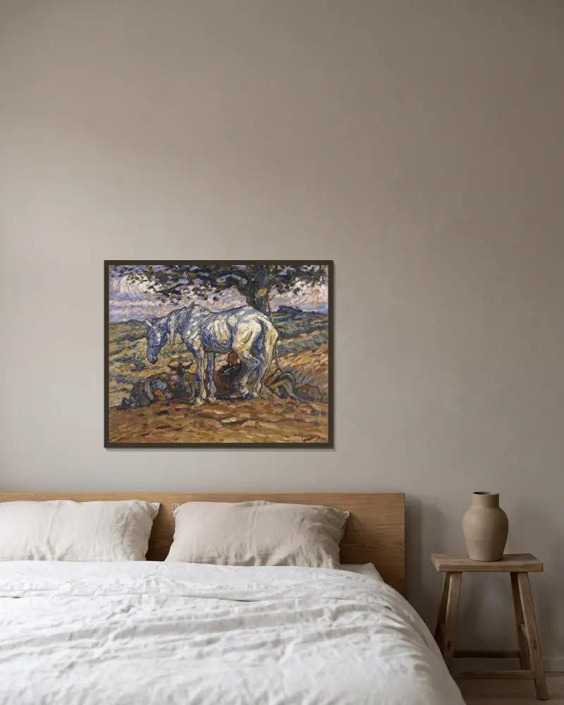 Don Quihote’s Horse Rosinante, Nils Kreuger w ramie na ścianie